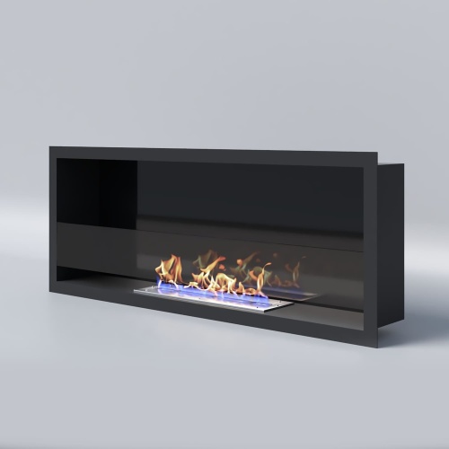 Биокамин "Русский огонь" Лайт 980V встраиваемый с защитным и декоративным стеклом