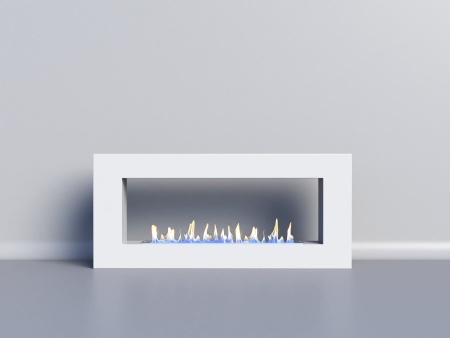 Биокамин "Русский огонь" Холл 900 настольный белый по цене 29 800 руб.