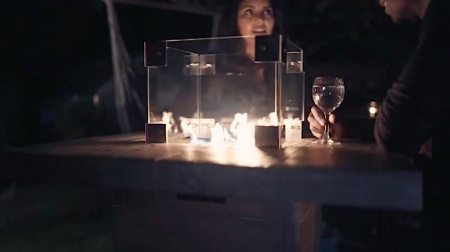 Газовый тол-камин Lounge Table Grey