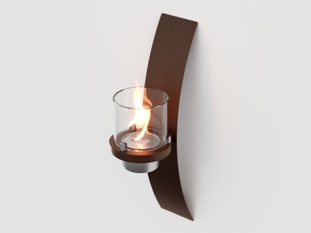 Настенный биокамин Lux Fire "ОЛИМПУС D" (коричневый) по цене 11 616 руб.