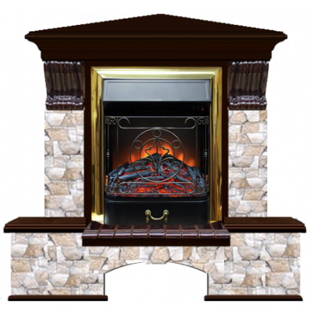 Бостон К Арбат угловой (дуб)+Majestic Brass