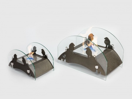 Настольный биокамин Lux Fire "Царский мост" M Бронза по цене 13 305 руб.