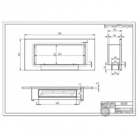 Биокамин ZeFire Elliot 900 Биокамин ZeFire Elliot 900 по цене 27 000 руб.