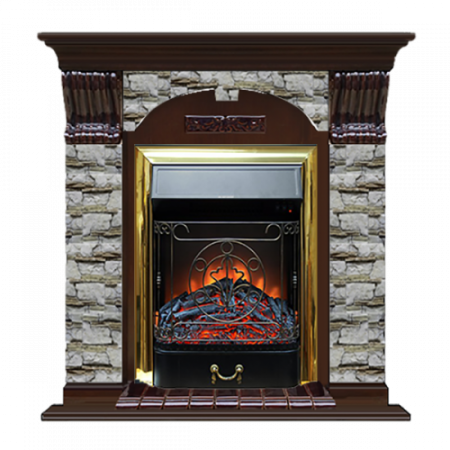 Арочный Алтай (дуб)+Majestic Brass