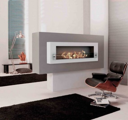 Биокамин ZeFire ORION 1200 с белой рамкой по цене 46 800 руб.