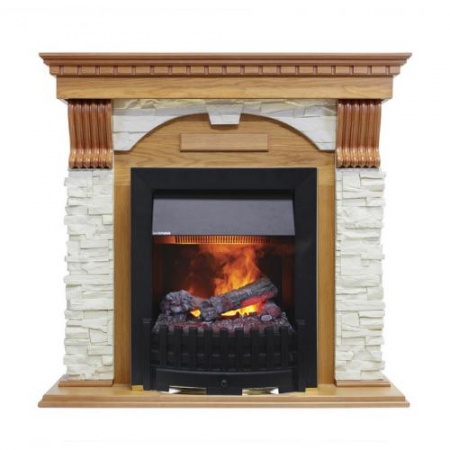 Dublin арочный сланец белый (дуб)+Danville Black